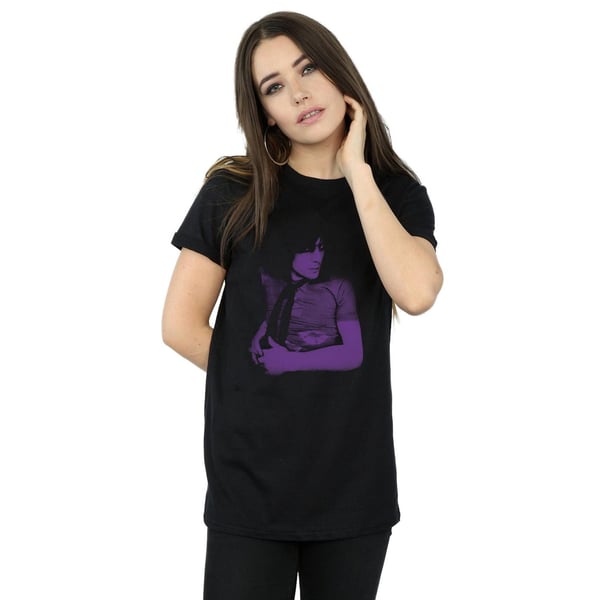 Syd Barrett Womens/Ladies Violet Portrait Cotton Boyfriend T-Shirt