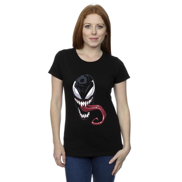 Marvel Womens/Ladies Venom Face Cotton T-Shirt