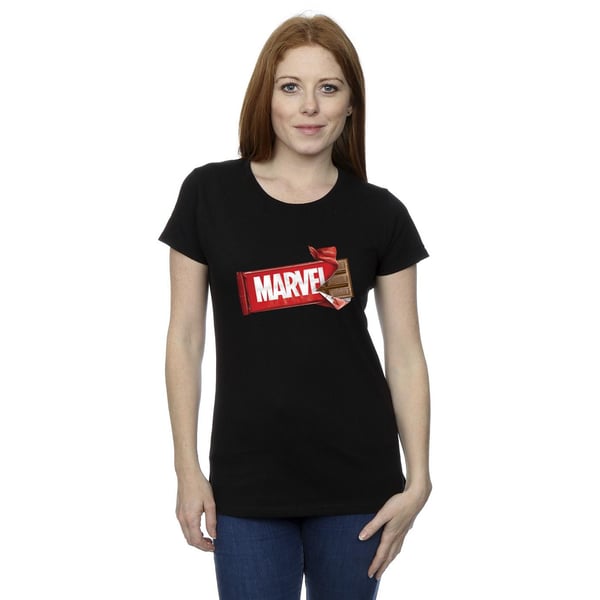 Marvel Universe Womens/Ladies Marvel Chocolate Cotton T-Shirt