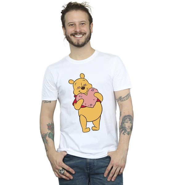 Disney Miesten Nalle Puh Sydänsilmät T-paita