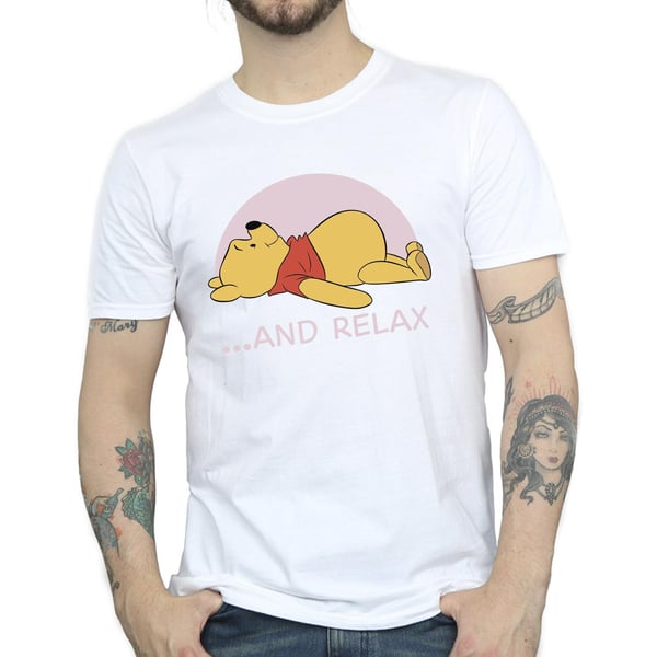 Disney Mens Winnie The Pooh Relax T-Shirt