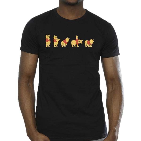 Disney Mens Winnie The Pooh Stretching T-Shirt