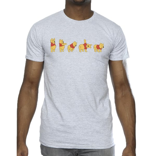 Disney Mens Winnie The Pooh Stretching T-Shirt