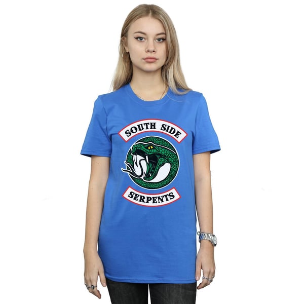 Riverdale Womens/Ladies Southside Serpents Cotton Boyfriend T-Shirt