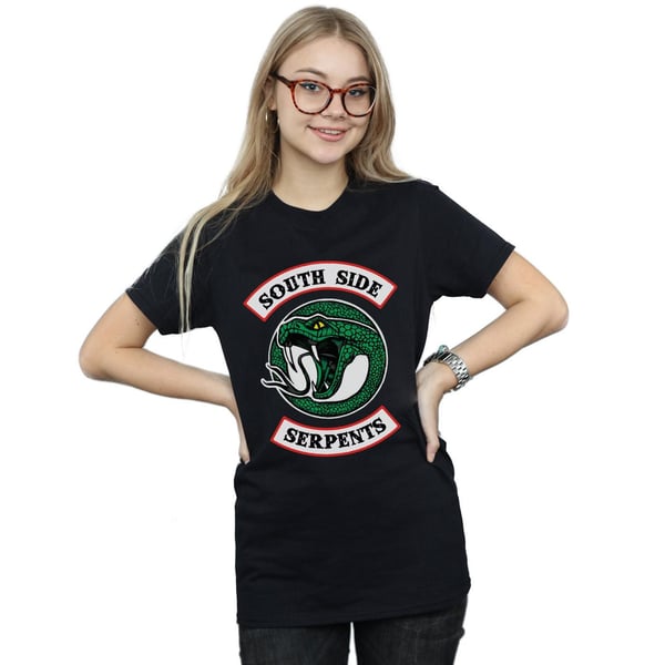 Riverdale Womens/Ladies Southside Serpents Cotton Boyfriend T-Shirt