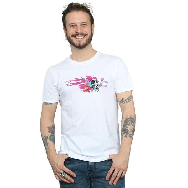 Disney Mens Wreck It Ralph Candy Skull T-Shirt