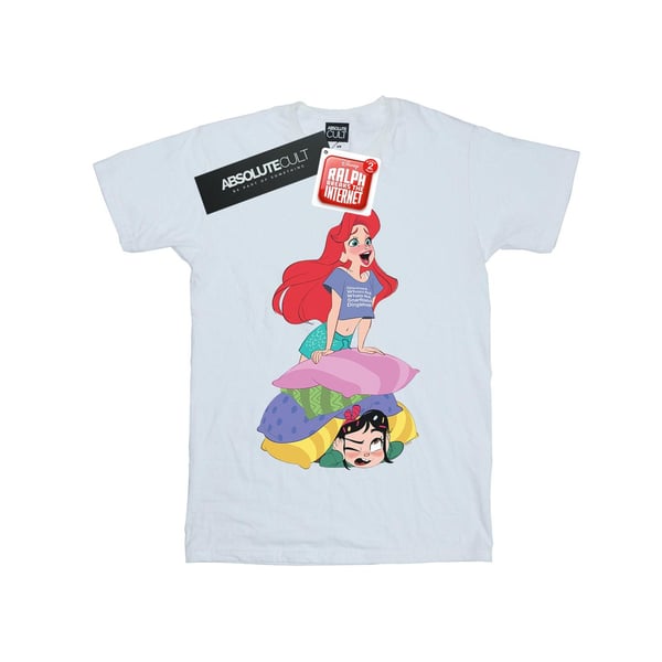Disney Mens Wreck It Ralph Ariel And Vanellope T-Shirt
