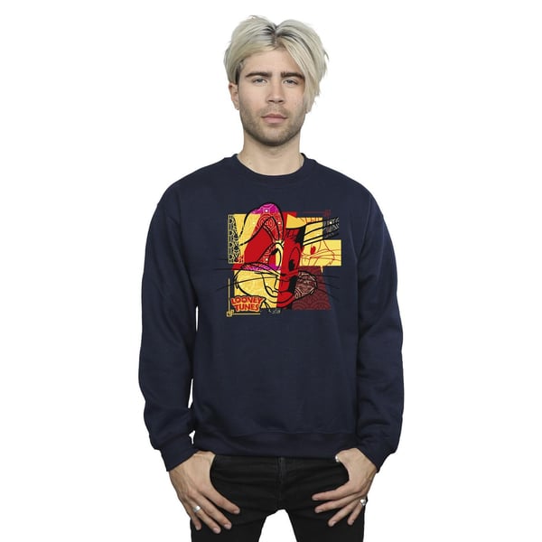 Looney Tunes Mens Bugs Bunny Rabbit New Year Sweatshirt