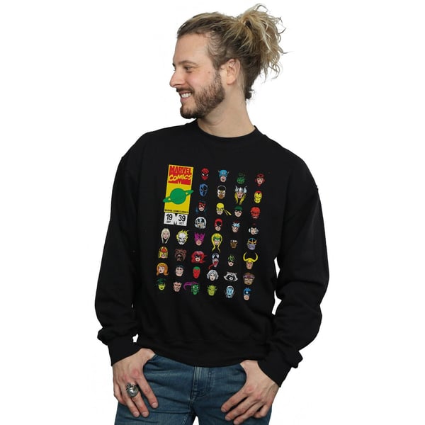 Marvel Miesten Marvel Comics Heads -huppari