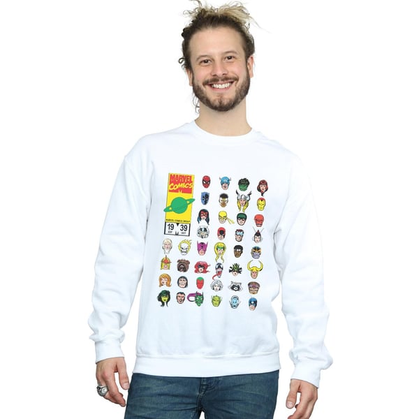 Marvel Miesten Marvel Comics Heads -huppari