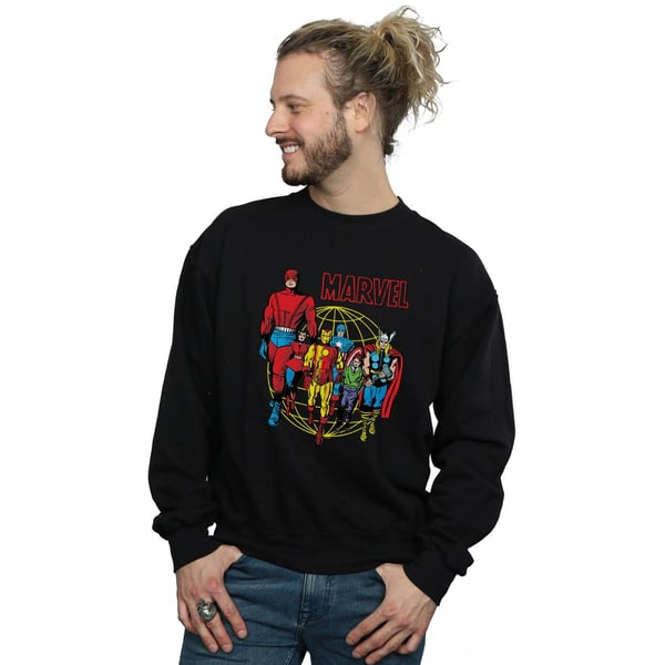 Marvel Comics Mens Atlas Group Sweatshirt