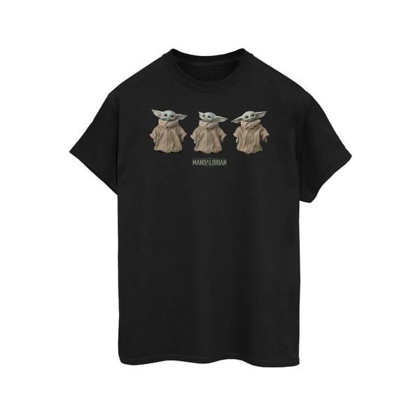 Star Wars Womens/Ladies The Mandalorian The Child Poses Cotton Boyfriend T-Shirt