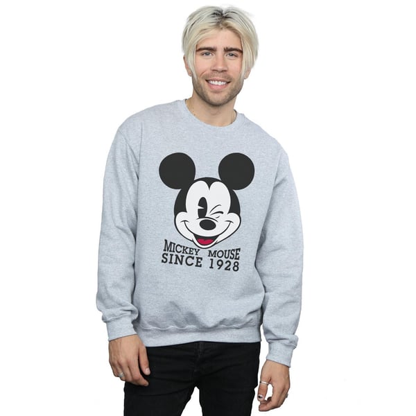 Disney Mens Mickey Mouse Since 1928 Sweatshirt