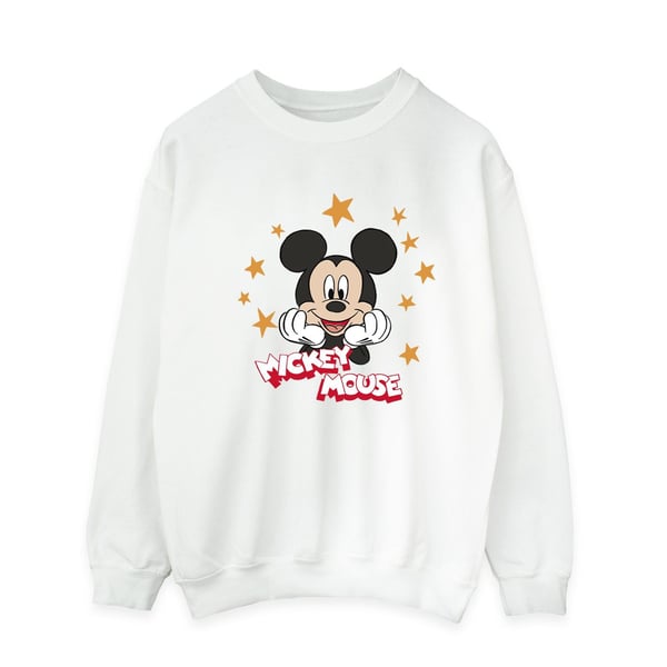 Disney Mens Mickey Mouse Stars Sweatshirt