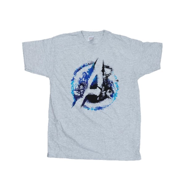 Marvel Mens Avengers Flared Logo T-paita