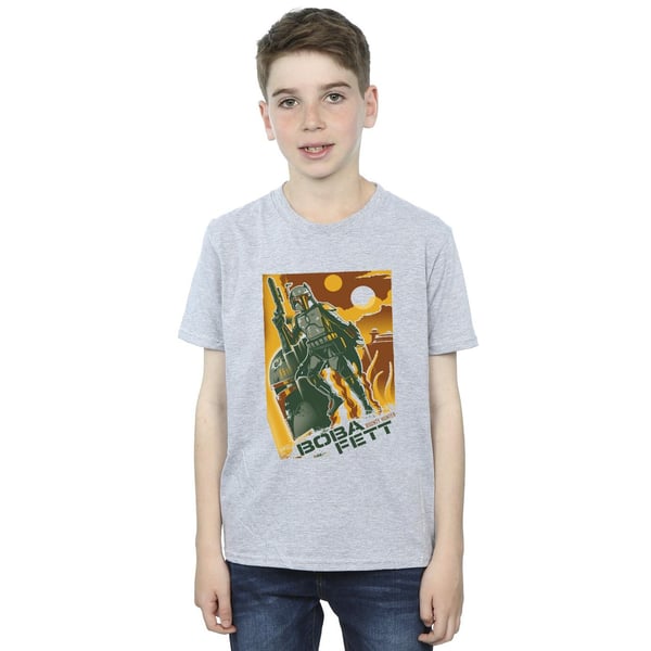 Star Wars Boys Boba Fett Collage T-Shirt