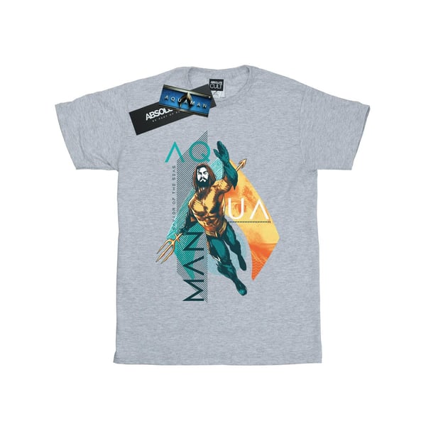 DC Comics Mens Aquaman Tropical Icon T-Shirt