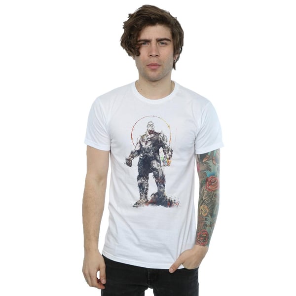Marvel Mens Avengers Infinity War Thanos Sketch T-Shirt