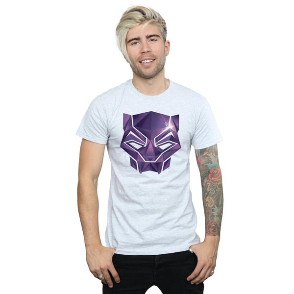 Marvel Mens Avengers Infinity War Black Panther Geometric T-Shirt