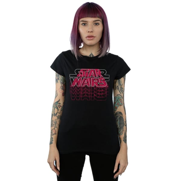 Star Wars Womens/Ladies Blended Logos Cotton T-Shirt