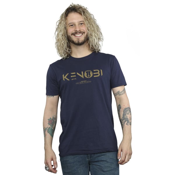 Star Wars Miesten Obi-Wan Kenobi Logo T-paita