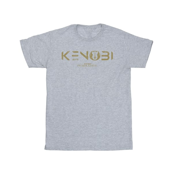 Star Wars Mens Obi-Wan Kenobi Logo T-Shirt