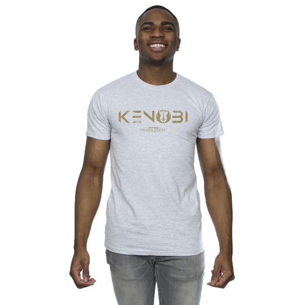 Star Wars Miesten Obi-Wan Kenobi Logo T-paita