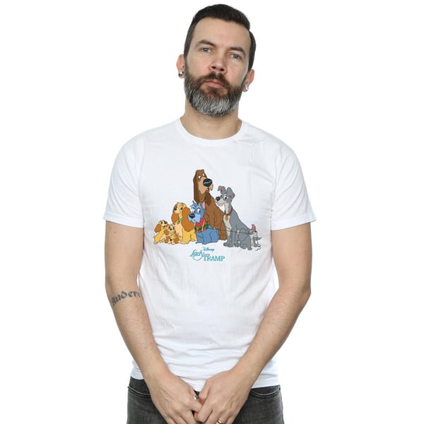 Disney Mens Lady And The Tramp Classic Group T-Shirt