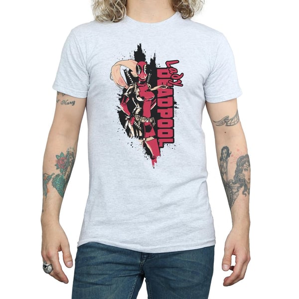 Marvel Mens Deadpool Lady Deadpool T-Shirt
