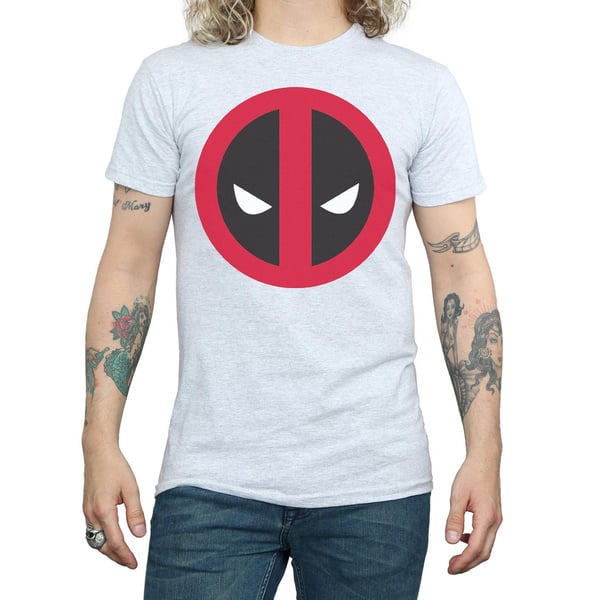 Marvel Miesten Deadpool Suuri Puhdas Logo T-paita