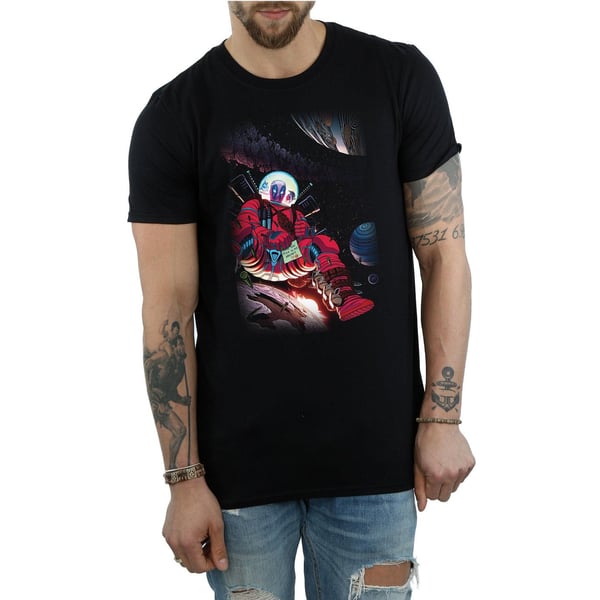 Marvel Miesten Deadpool Astronautti T-paita