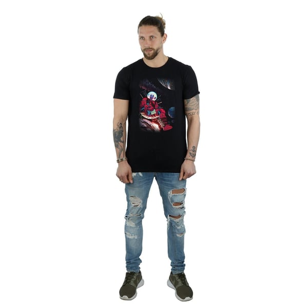 Marvel Miesten Deadpool Astronautti T-paita