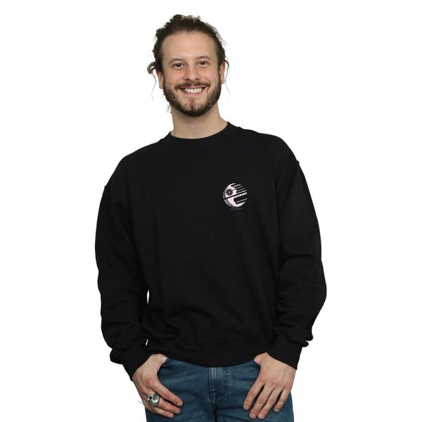 Star Wars Mens Death Star Chest Print Sweatshirt