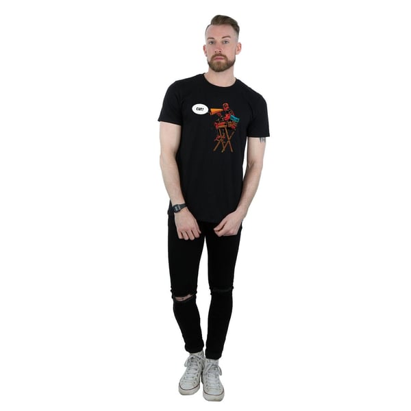 Marvel Herr Deadpool Regissörsstol T-shirt