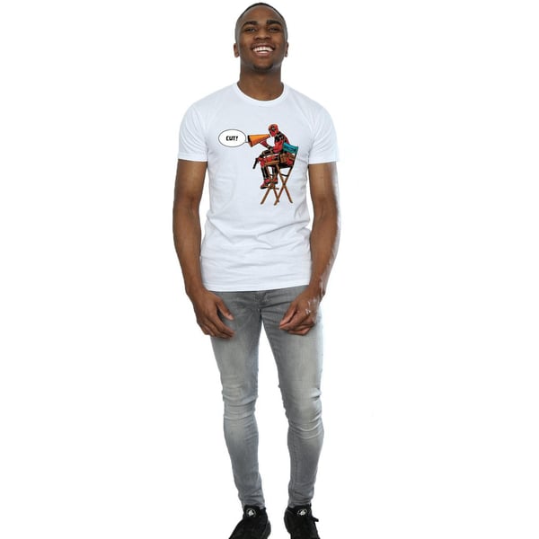 Marvel Herr Deadpool Regissörsstol T-shirt