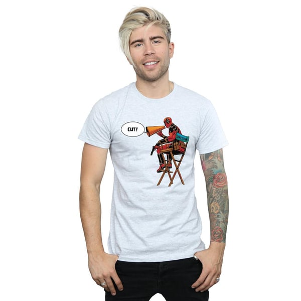 Marvel Herr Deadpool Regissörsstol T-shirt