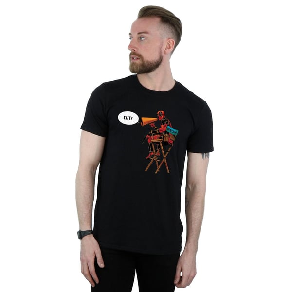 Marvel Herr Deadpool Regissörsstol T-shirt