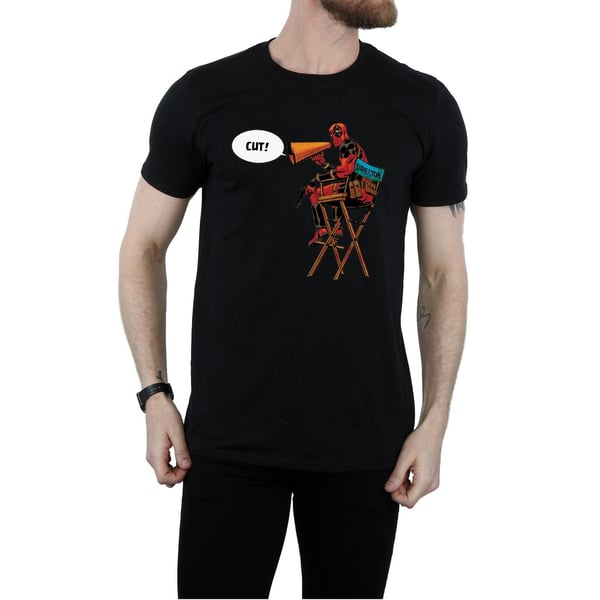 Marvel Herr Deadpool Regissörsstol T-shirt