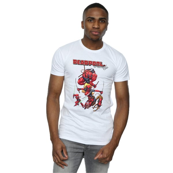 Marvel Mens Deadpool Family T-Shirt