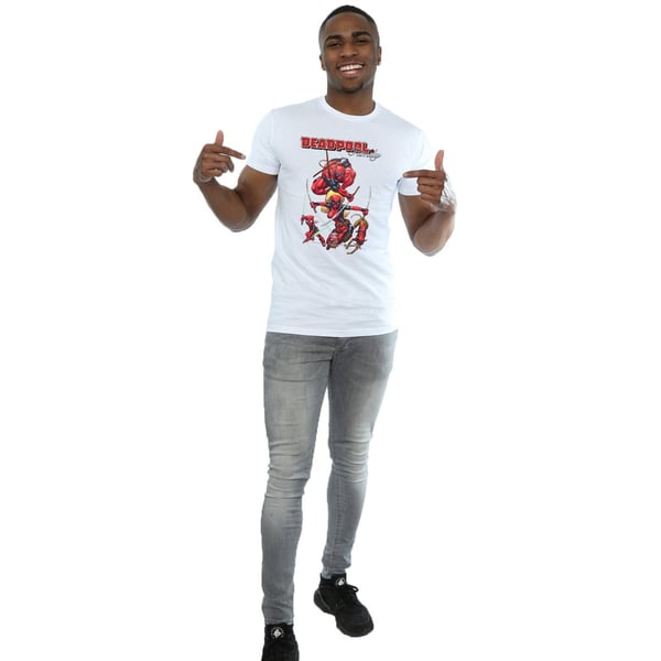 Marvel Mens Deadpool Family T-Shirt