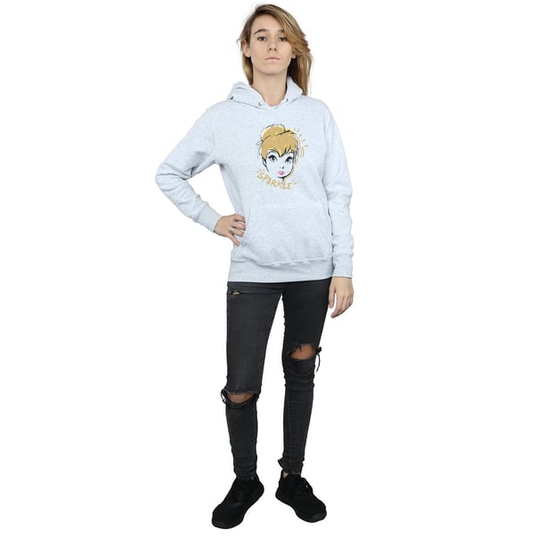 Disney Womens/Ladies Tinkerbell Sparkle Hoodie