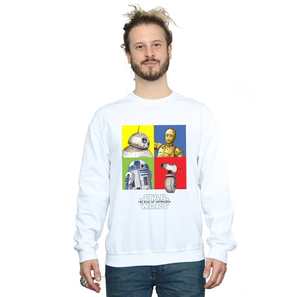 Star Wars: The Rise of Skywalker Mens Star Wars The Rise Of Skywalker Droid Squares Sweatshirt