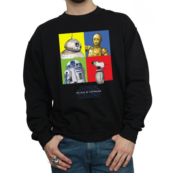 Star Wars: The Rise of Skywalker Mens Star Wars The Rise Of Skywalker Droid Squares Sweatshirt