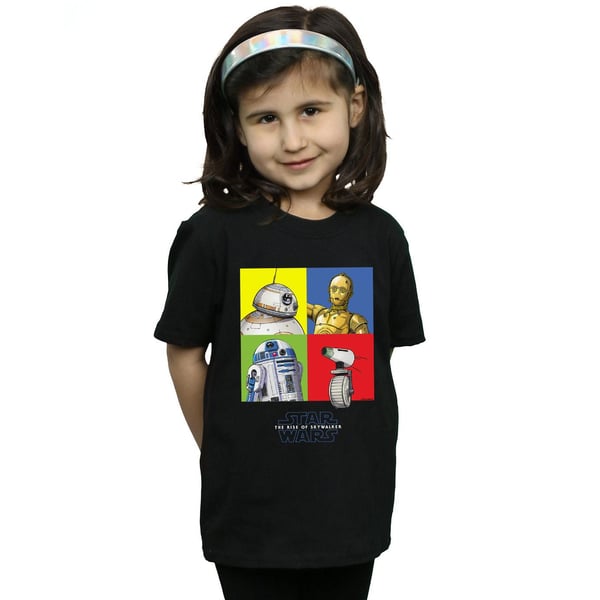 Star Wars: The Rise of Skywalker Girls Star Wars The Rise Of Skywalker Droid Squares Cotton T-Shirt