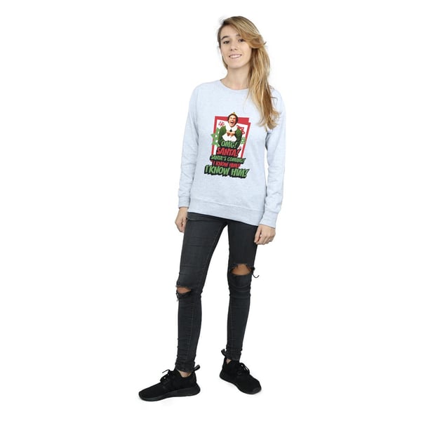 Elf Naisten OMG Santa -collegepaita