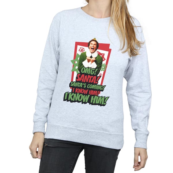 Elf Naisten OMG Santa -collegepaita