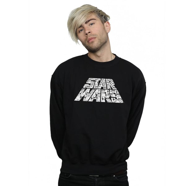 Star Wars: The Rise of Skywalker Mens Star Wars The Rise Of Skywalker Trooper Filled Logo Sweatshirt