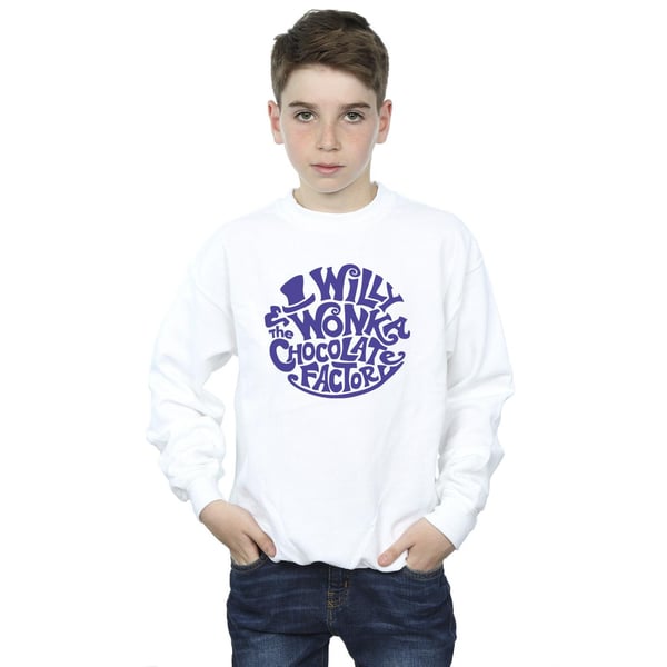 Willy Wonka & Suklaatehdas Poikien painettu logopaita
