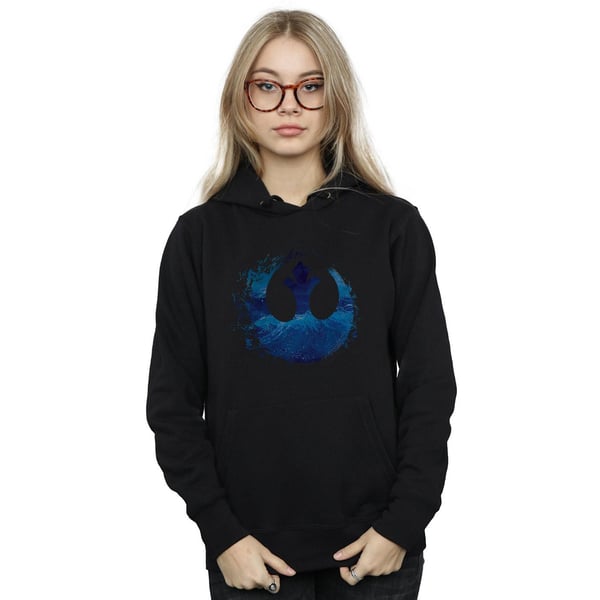 Star Wars: The Rise of Skywalker Womens/Ladies Star Wars The Rise Of Skywalker Resistance Symbol Wave Hoodie