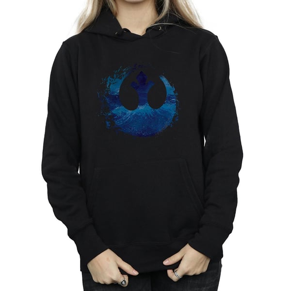 Star Wars: The Rise of Skywalker Womens/Ladies Star Wars The Rise Of Skywalker Resistance Symbol Wave Hoodie